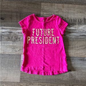 Future President Toddler T- Shirt Size 4t